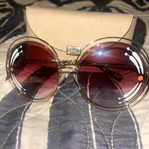 Chloe Round Sunglasses